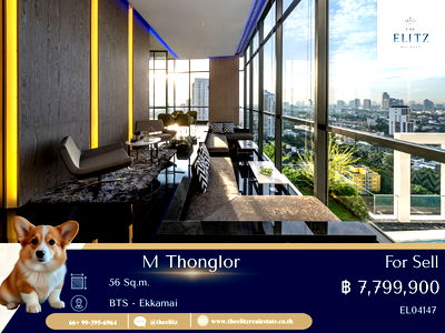 ขายคอนโด : 🐶🐱 Rare Opportunity! M Thonglor เลี้ยงน้องหมาแมวได้ ราคาเบากว่าที่คิด รีบเลย 💯