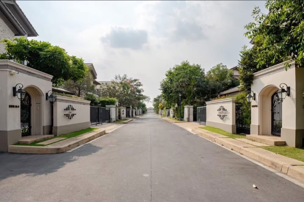 picture Luxury detached house for rent, Nantawan Ramintra-Phaholyothin 50 sq.m. M. 4 bedrooms / 4 bathrooms, parking space for 4 cars - 8/21