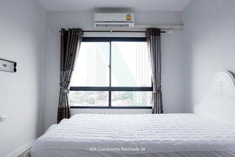 🎉 ขายคอนโด 624 คอนโดเลต รัชดา 36 อาคาร A ชั้น 7 1 ห้องนอน ขนาด 48 ตรม ใกล้ เมเจอร์รัชโยธิน