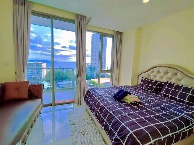 ⛵ Riviera Wongamat ⛵ Sea view / 8F / Studio room >> THB18,000/month彡