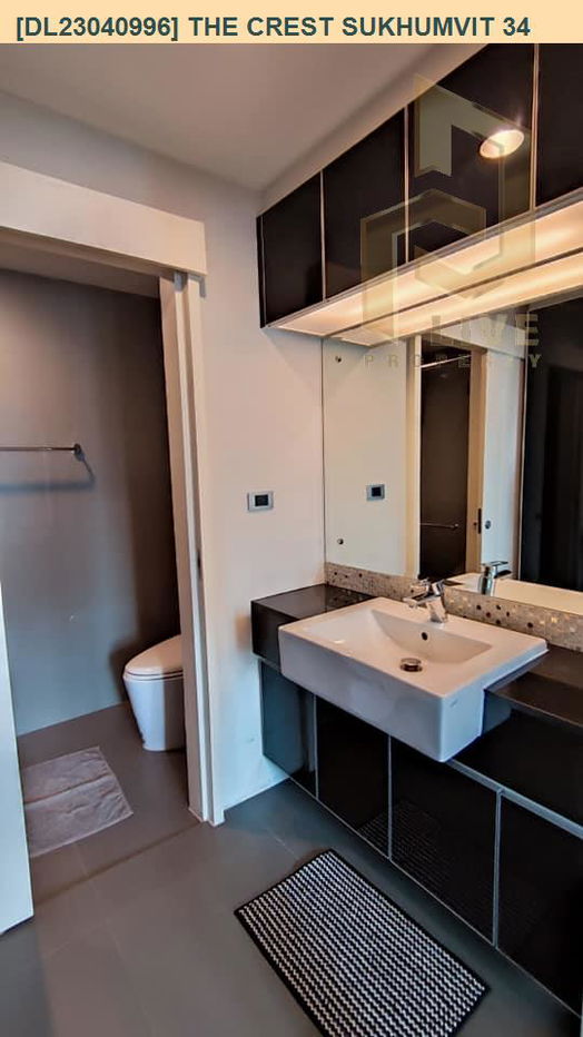 picture DL23040996 Condo for sale, The Crest Sukhumvit 34 near BTS Thong Lo, ready to move in, call urgently 0638692663 LineID @162cjixi - 5/5
