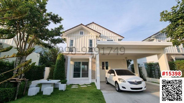 Houses for sale : For sale: 2-storey detached house, Villagio Srinakarin, large house, ready to move in