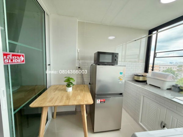 รูป เจ้าของปล่อยเอง -มีโปรลด 200 บาททุกเดือน ให้เช่าคอนโด Fully Furnished  ใกล้ ม.กรุงเทพ ฟิวเจอร์พาร์ครังสิต  - รูปที่ 9/10