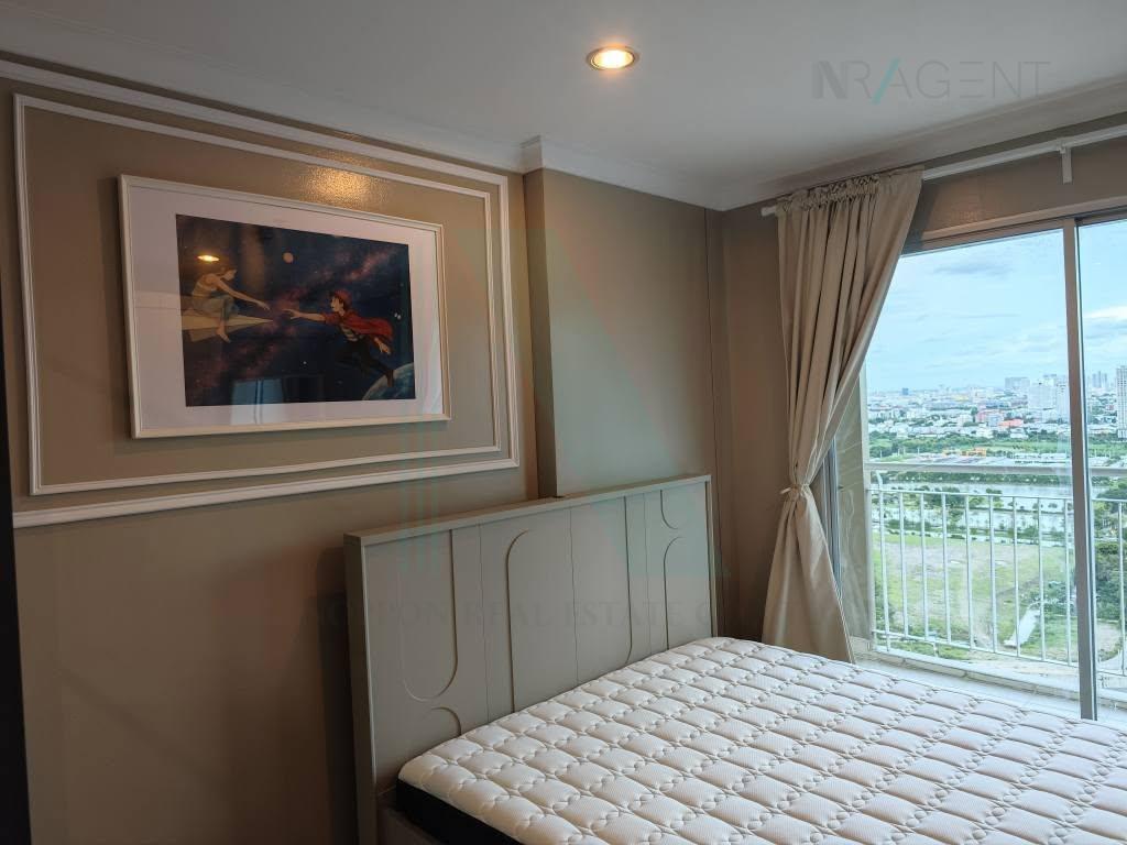 picture 🚩 For Rent Condo LUMPINI PLACE RAMA IX - RATCHADA Building ฺB, Floor 30,1 bed room, Room size 37 sqm - 2/8