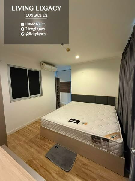 picture T2V523 Condo For Rent Lumpini Ville Onnut - Phatthanakan 28 Sq.M. Floor 19 Building A line id : @livinglegacy - 6/6