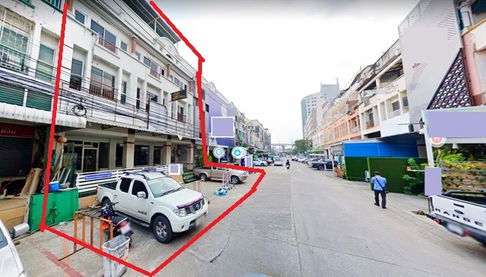 MRT RamIntra Km.9 500m. 48-54 4Stories 78 Sq.wa 908Sqm. Commercial building 3Units MRT Khubon 800m.