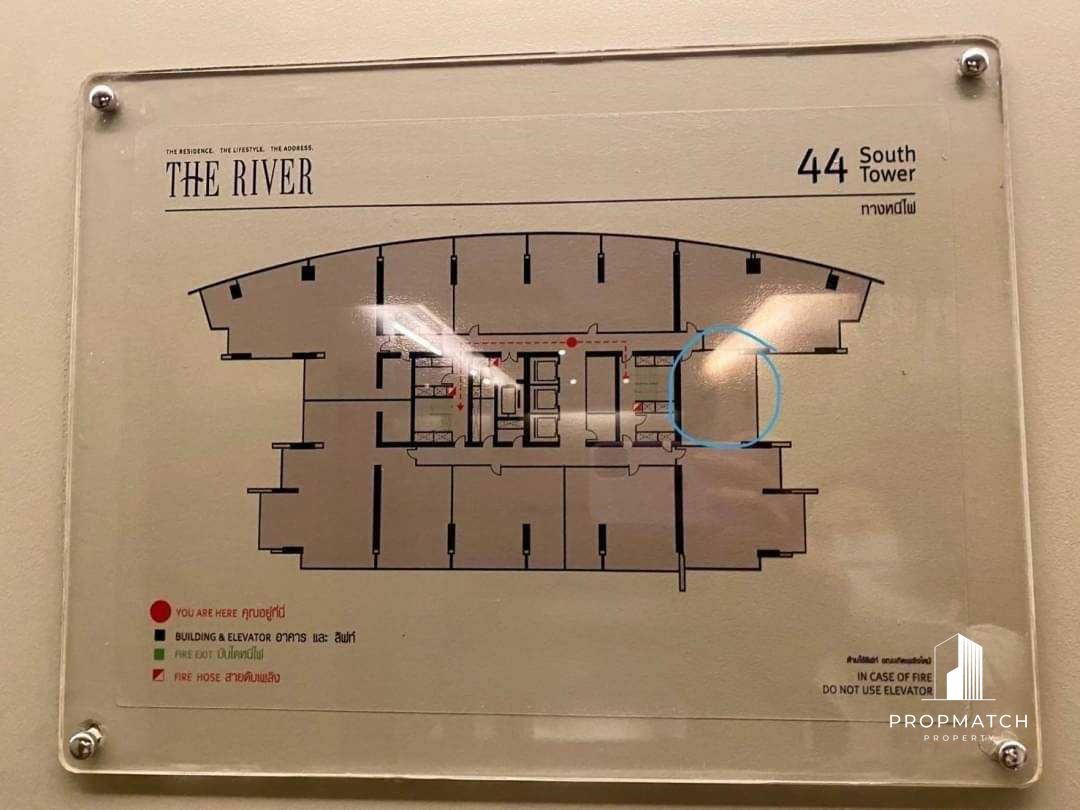 รูป ✨Flash Deal ✨ The River Condominium ( 1Bed 1Bath 61SQM.) แต่งครบพร้อมอยู่ !! เพียง 35,000 บาทต่อเดือน Tel.0981315848 @propmatch - รูปที่ 10/10