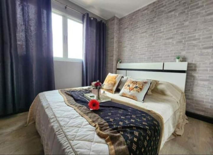 picture Condo for rent, Lumpini Town Ramintra-Nawamin (1 bedroom), 21st floor, Building A, condo entrance next to the Pink Line BTS station, Ramintra Km.9 - 6/7