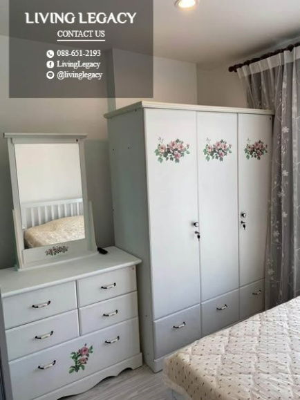 picture 🏠 T2V4PG Condo For Rent Lumpini Ville Onnut - Phatthanakan 27 Sq.M. Floor 17 1 Bed 1 Bath  ✨ Move-in Ready! Beautiful fully furnish - 4/5