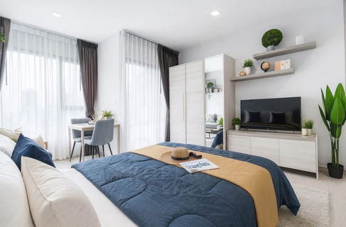 รูปภาพ 📌 Urgently for rent : Life Asoke - Rama 9 beautiful room, fully furnished, ready to move in. MD-95472