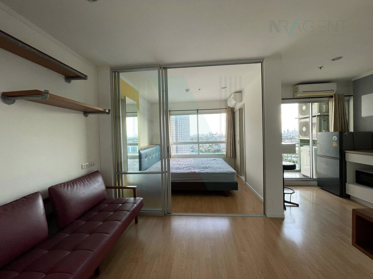picture 📌 For Rent Condo LUMPINI PLACE SRINAKARIN - HUAMAK STATION Building A, Floor 20,1 bed room, Room size 27 sqm - 4/8