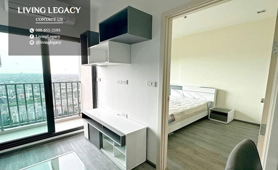 picture SKVHC9 Condo For Rent Rich Park @ Triple Station 29 Sq.M. Floor 37 line id : @livinglegacy - 4/18