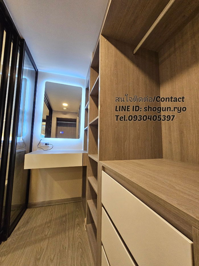 picture Duplex 2-storey, full furnished Condo 41 sqm. Origin Plug & Play Ramkhamhaeng Triple Station (Soi 103) Next to 3 Lines BTS/MRT. Ready to move-in - 9/28