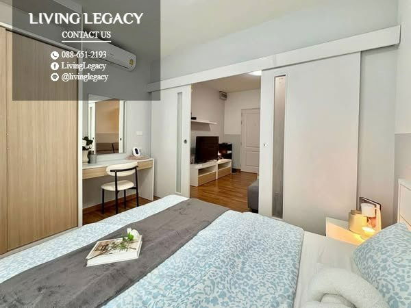 picture T2V4M9 Condo For Rent Supalai Veranda Ramkhamhaeng 28 Sq.M. Floor 7 Building A line id : @livinglegacy - 3/6