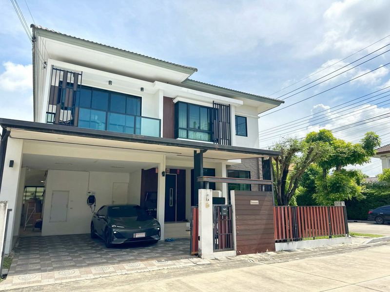 ขายบ้านเดี่ยว : ✨✨✨โครงการ ภูมิภิรมย์ คลองห้า รังสิต  🏡 บ้านเดี่ยว 2 ชั้น | 60 ตร.วา | พื้นที่ใช้สอย 162.8 ตร.ม.