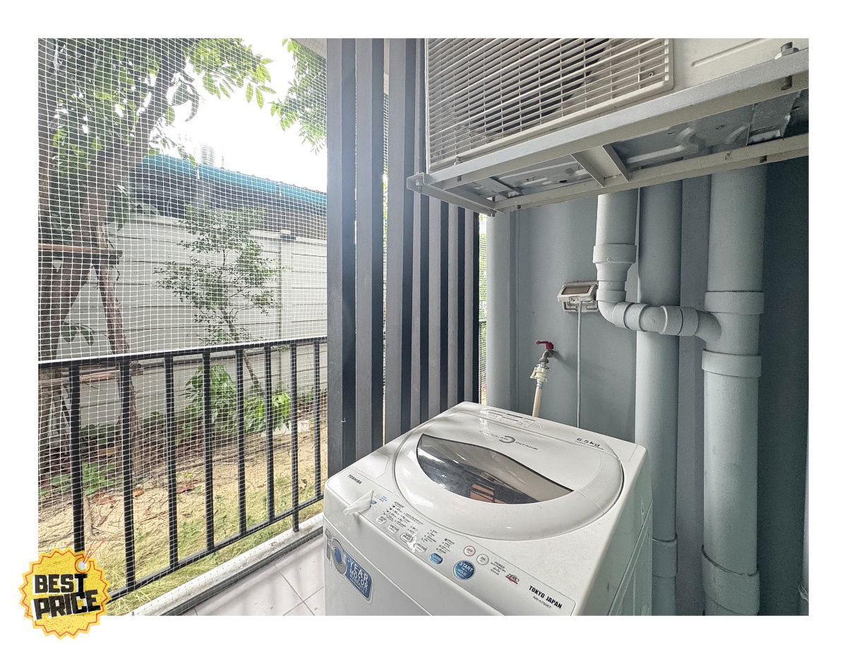 รูป BESTPRICE ให้เช่า iCondo Serithai Green Space ห้องสวย เฟอร์ครบ ราคาพิเศษ  - รูปที่ 9/17