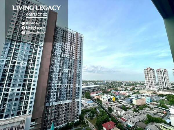 picture T2V4RD Condo For Rent Lumpini Place Srinakarin - Huamark Station 26 Sq.M. Floor 17 line id : @livinglegacy - 6/6