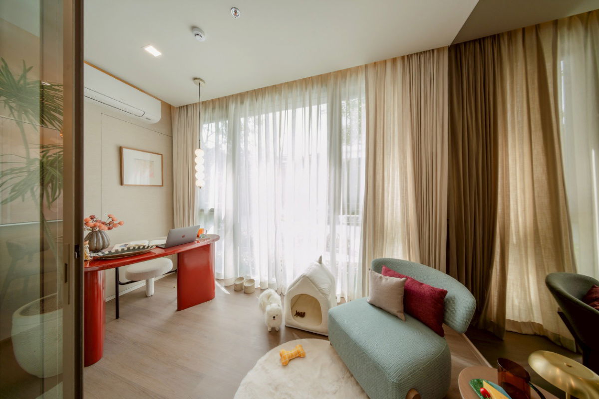 picture 𝐖𝐈𝐃𝐄𝐍 𝐛𝐲 𝐒𝐚𝐧𝐬𝐢𝐫𝐢 🤍🐶Sansiri's first time on Rama 3, a pet-friendly condo🤍🐱 📞061-6161426/065-4496399💚LINE: @wsrcondo - 4/9