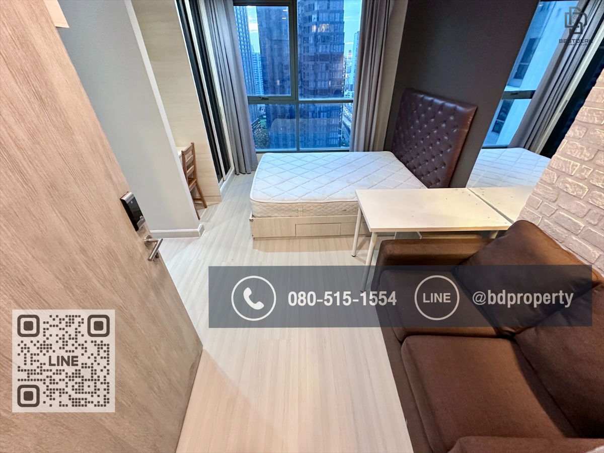 รูป ขายด่วน/for Sell Studio 22 sqm. ห้องสวย ขายพร้อมผู้เช่าราคาเพียง 3.39 ล้านเท่านั้น ดูลงทุนไม่ควรพลาด ใกล้MRT และ เซ็นทรัลพระราม 9 เพียง 80 ม. - รูปที่ 8/13