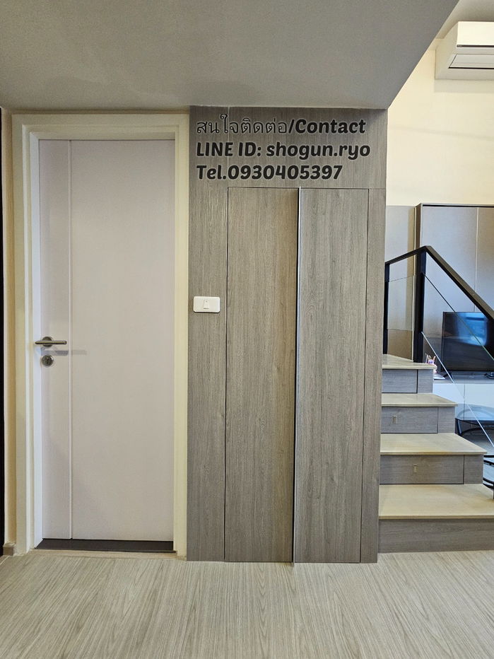 picture Duplex 2-storey, full furnished Condo 41 sqm. Origin Plug & Play Ramkhamhaeng Triple Station (Soi 103) Next to 3 Lines BTS/MRT. Ready to move-in - 11/28