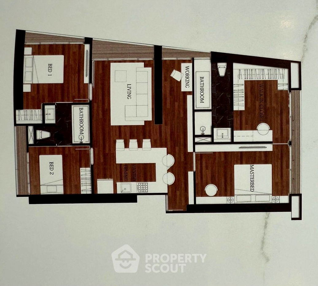 picture 3-BR Condo at Park Origin Phrom Phong near BTS Phrom Phong (ID 2317403) - 12/12