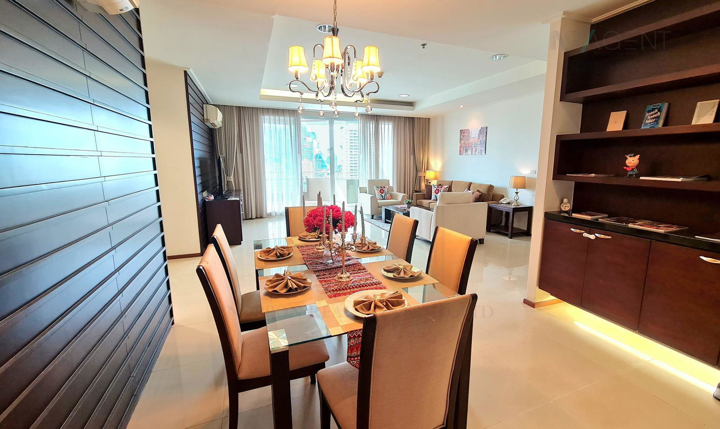 picture 🎉 For Rent Condo PIYATHIP PLACE Building 1, Floor 16,3 bed room, Room size 291 sqm - 3/8