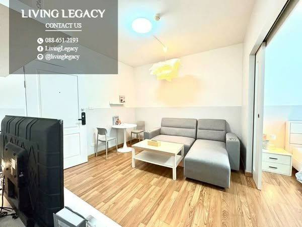picture T2V4M9 Condo For Rent Supalai Veranda Ramkhamhaeng 28 Sq.M. Floor 7 Building A line id : @livinglegacy - 2/6