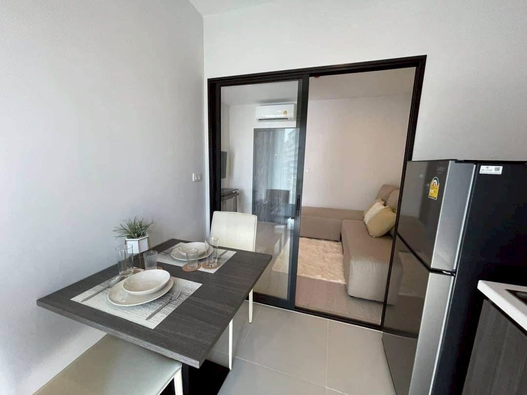 picture Elio Del Nest Udomsuk | Price 12,000 baht | Beautiful room, new room, fully furnished, ready to move in - 7/8