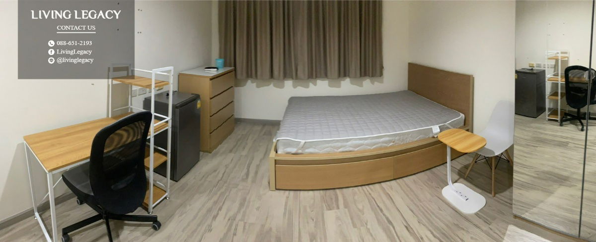 รูป SEYG8V ให้เช่าคอนโด Asakan Place Srinakarindra 22 ตร.ม. ชั้น 33 line id : @livinglegacy - รูปที่ 9/9