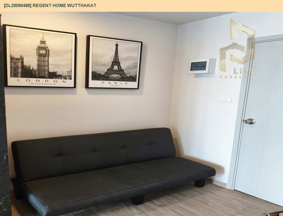 picture DL25090488 Condo for rent, Regent Home Wutthakat near BTS Wutthakat, ready to move in, call urgently 0614453194 LineID @162cjixi - 2/6