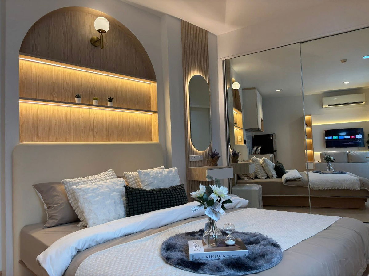 picture The Tempo Ratchada condo ready to move with the classic decorations just by mrt - 2/9