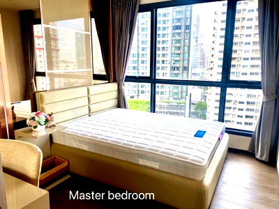 คอนโดให้เช่า : P-41503 🏙️ วิวเมืองสวย! ไอดีโอ คิว สยาม-ราชเทวี 2 นอน หรู! BTS พญาไท 35,000 บาท Line Id: @easythaihome 085-592-2897