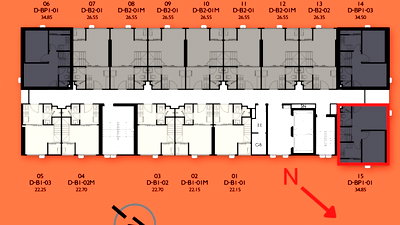 Condos for sale : Urgent!! Rare Unit – Spacious High-Ceiling Room 34.85 SQ.M., 10th Floor, Unblocked View, Northeast Facing, Morning Sun, Cool Room