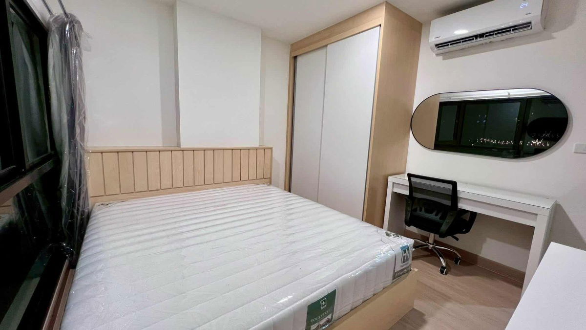 รูป  ให้เช่า คอนโด เพลิน เพลิน GENWIDE รังสิต-คลองหลวง** ชั้น 3 | ห้องมุม | Type : 2 Bedroom | 43.5 ตร.ม. - รูปที่ 3/8