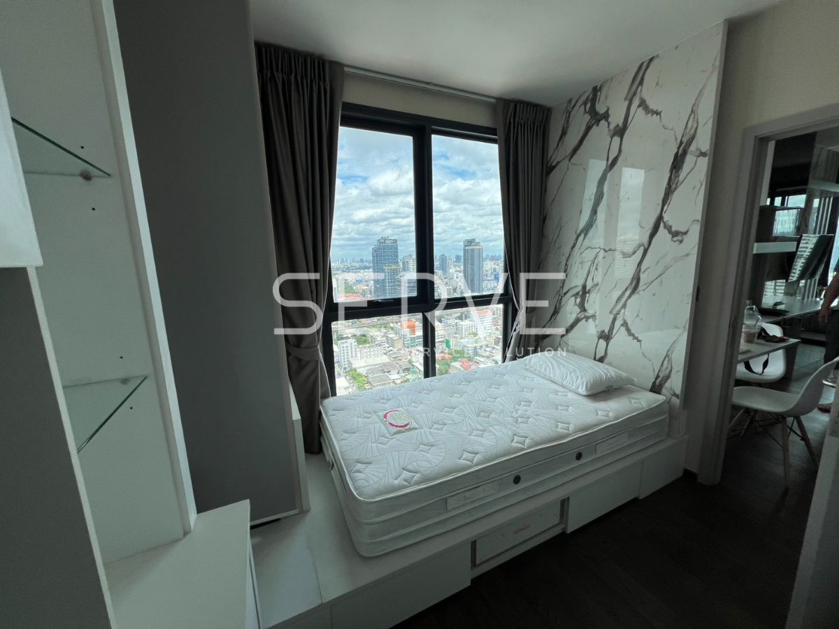 picture 2 Beds Nice Room Super High Fl. 30+ Good Location Close to BTS Ratchathewi 390 m.@ Ideo Q Siam-Ratchathewi  - 3/6