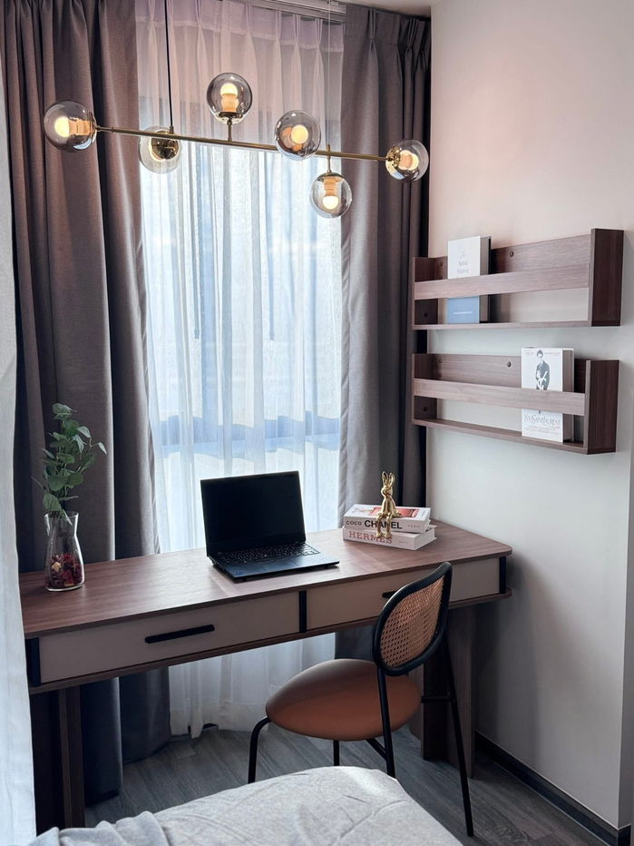 picture Y060📍Condo for rent: Ideo Ramkhamhaeng - Lam Sali Station, new room, ready to move in, fully furnished, with washing machine📍 - 10/11