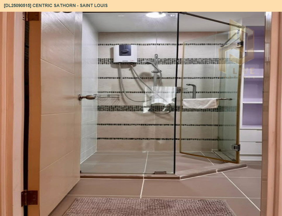 รูป DL25090515 ให้เช่าคอนโด เซ็นทริค สาทร - เซนต์หลุยส์ (Centric Sathorn - Saint Louis) ใกล้ BTS สุรศักดิ์ พร้อมเข้าอยู่ โทรด่วน 0638692663 LineID @534wlwof - รูปที่ 14/18