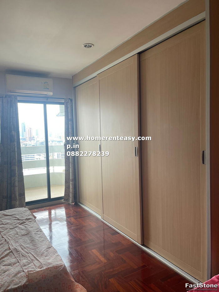 picture For rent: Phayathai Plaza, large room, next to BTS Phayathai, near Chula, large room, 1 bedroom, 2 bathrooms, suitable for students. - 1/11