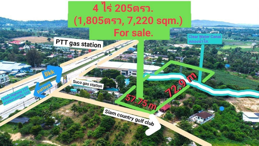 รูป ที่ดินริมคลองน้ำใส!!! เหมาะโครงการบ้านจัดสรร/พูลวิลล่า ริมคลองยอดฮิต! ยอดขายอันดับหนึ่งตลอดกาล! ขายที่ดิน 4 ไร่กว่า อ่างมาบประชัน พัทยา-บางละมุง - รูปที่ 5/15