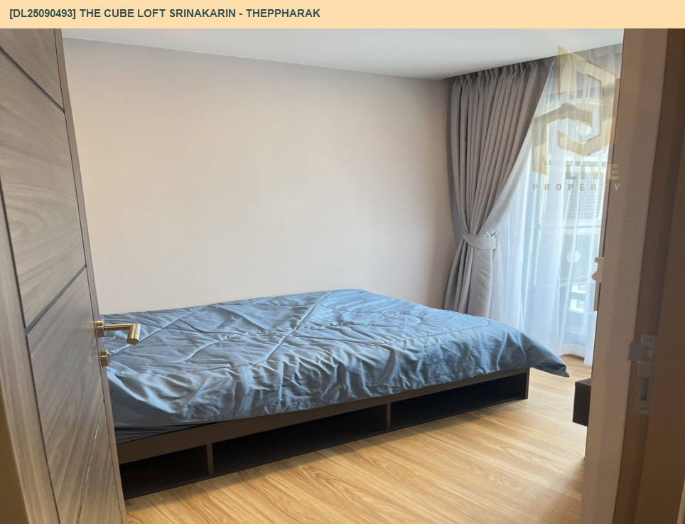 รูป DL25090493 ให้เช่าคอนโด เดอะคิวบ์ ลอฟท์ ศรีนครินทร์ - เทพารักษ์ (THE CUBE LOFT Srinakarin - Theppharak) ใกล้ สายสีเหลือง พร้อมเข้าอยู่ โทรด่วน 0638692663 LineID @897iyzll - รูปที่ 5/14