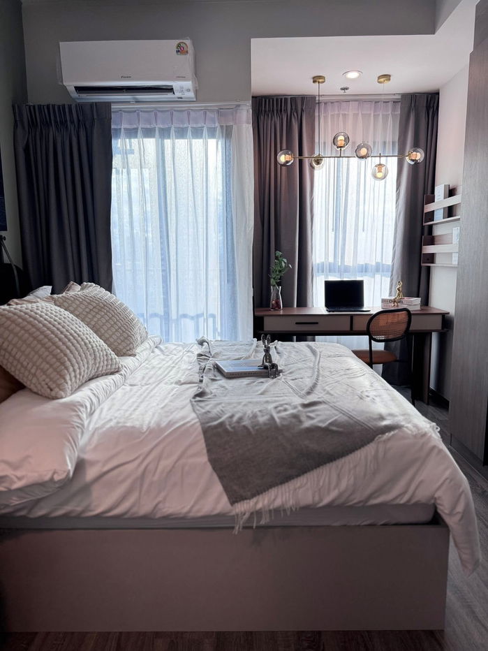 picture Y060📍Condo for rent: Ideo Ramkhamhaeng - Lam Sali Station, new room, ready to move in, fully furnished, with washing machine📍 - 5/11