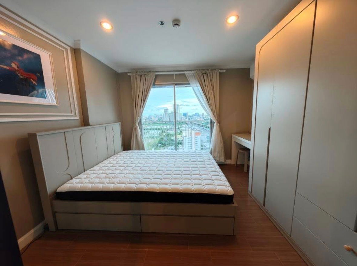 picture Beautifully decorated room, newly renovated ✨ 🛋 For rent, Lumpini Place Rama 9-Ratchada, ready to move in ✅ - 1/10