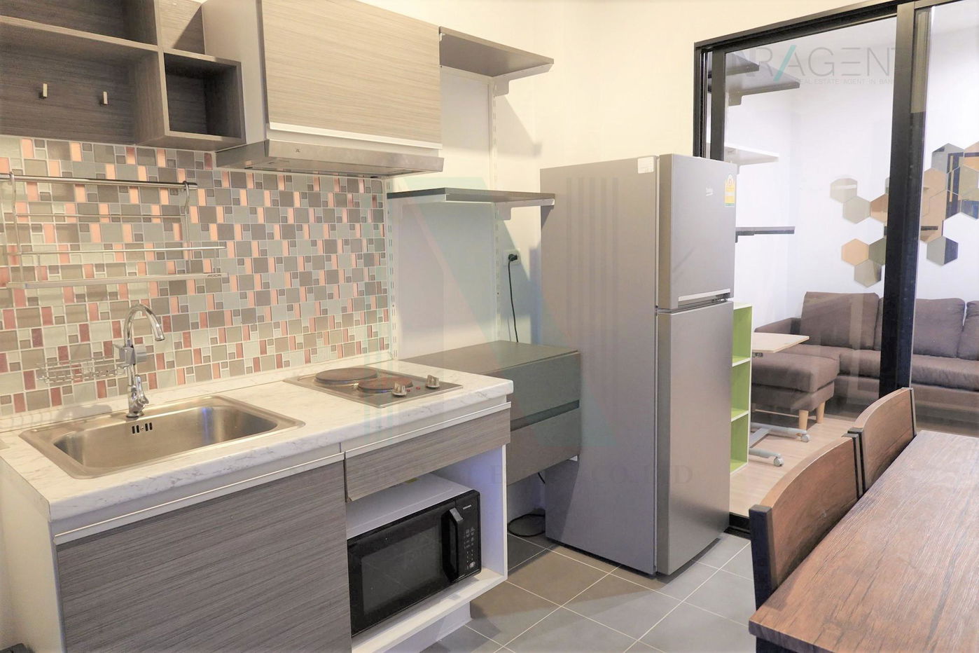 picture 🚩 For Rent Condo NICHE MONO RATCHAVIPHA Building A, Floor 10,1 bed room, Room size 30.00 sqm - 6/8