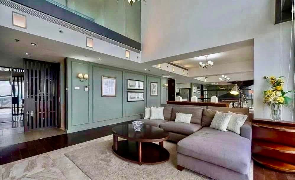 รูป ปล่อยเช่า ห้องดูเพล็กซ์สุดหายาก ที่ The Met Condominium, สาทร – พื้นที่ 366 ตารางเมตร ตกแต่งพร้อมเฟอร์นิเจอร์ครบ ครอบด้วยวิวแม่น้ำสุดเอ็กซ์คลูซีฟ - รูปที่ 4/22