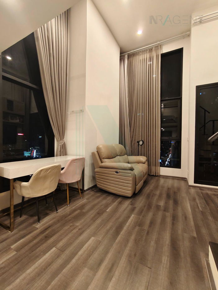 รูป 🎉 ให้เช่าคอนโด ไนท์บริดจ์ สเปซ พระราม 9 อาคาร 1 ชั้น 24 Duplex ขนาด 40 ตรม ใกล้ Central พระราม 9 - รูปที่ 4/8