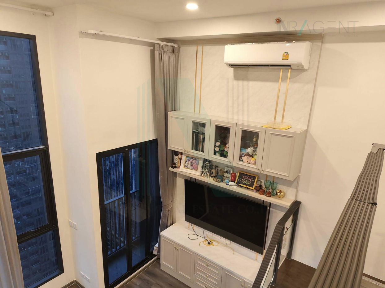 picture 🚩 For Rent Condo KNIGHTSBRIDGE SPACE RAMA 9 Building 1, Floor 24,Duplex, Room size 40 sqm - 3/8