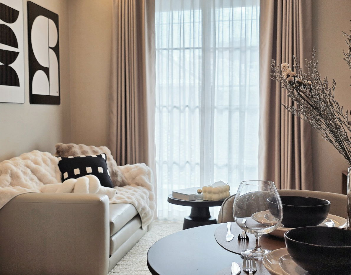picture For Rent Condo MAESTRO 39 Building 1, Floor 3,1 bed room, Room size 35 sqm - 2/10