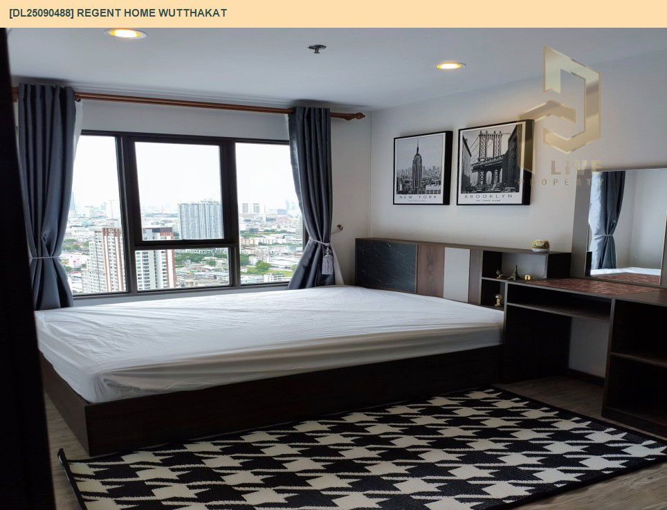 picture DL25090488 Condo for rent, Regent Home Wutthakat near BTS Wutthakat, ready to move in, call urgently 0614453194 LineID @162cjixi - 3/6