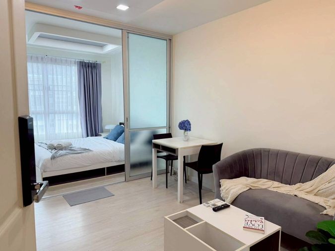 ปล่อยเช่า D condo sign ติดเซ็นทรัลเฟส ว่างพร้อมอยู่  Free wifi