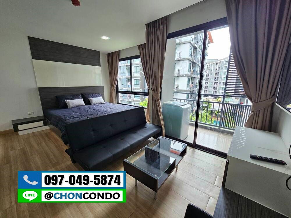 รูป Living Avenue ตึกA ชั้น4 บางแสน -----------วิวสระ + มีเครื่องซักผ้า----------Tel 097-049-5874 (Line: @choncondo มี@ด้วย) - รูปที่ 1/13